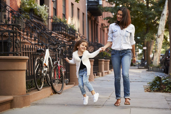 New York avec des enfants