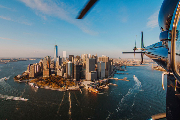 Vol en hélicoptère au-dessus de New-York