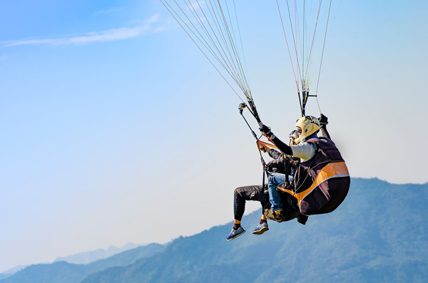 Baptême de parapente à La Réunion