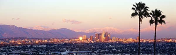 Los Angeles Coucher de soleil