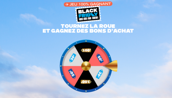 Black Friday roue de la chance