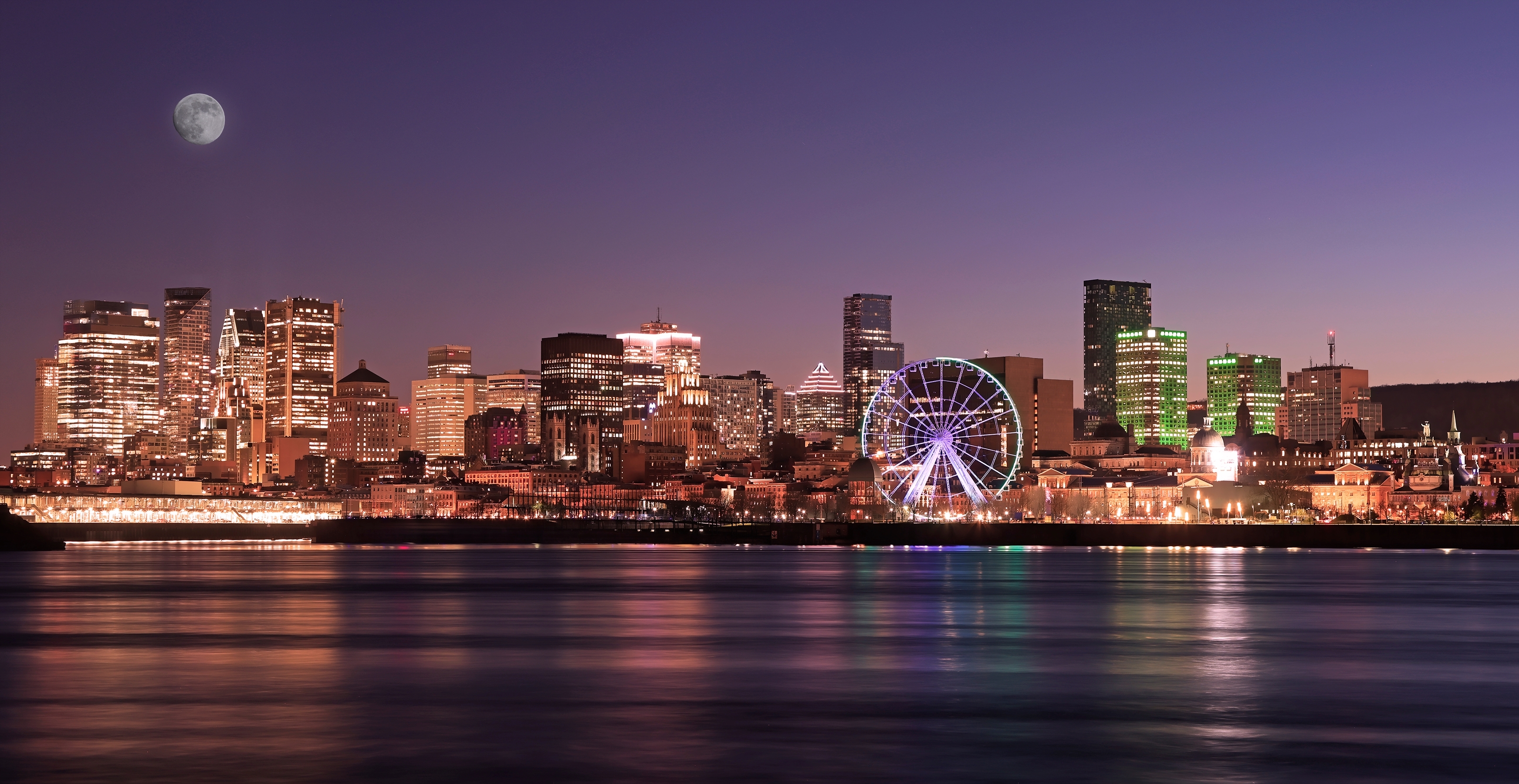Photo de montreal vue de nuit