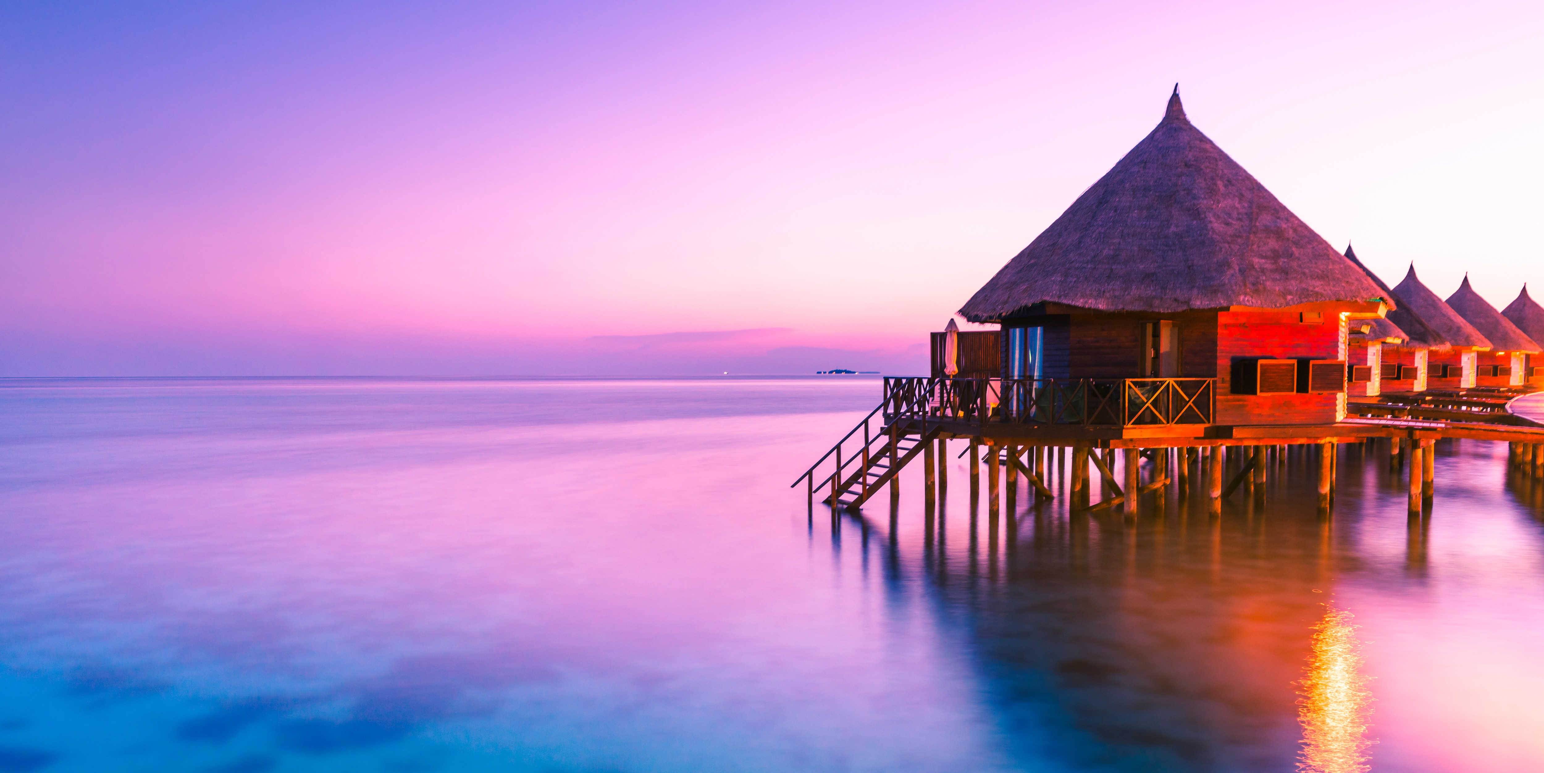maison sur pilotis maldives