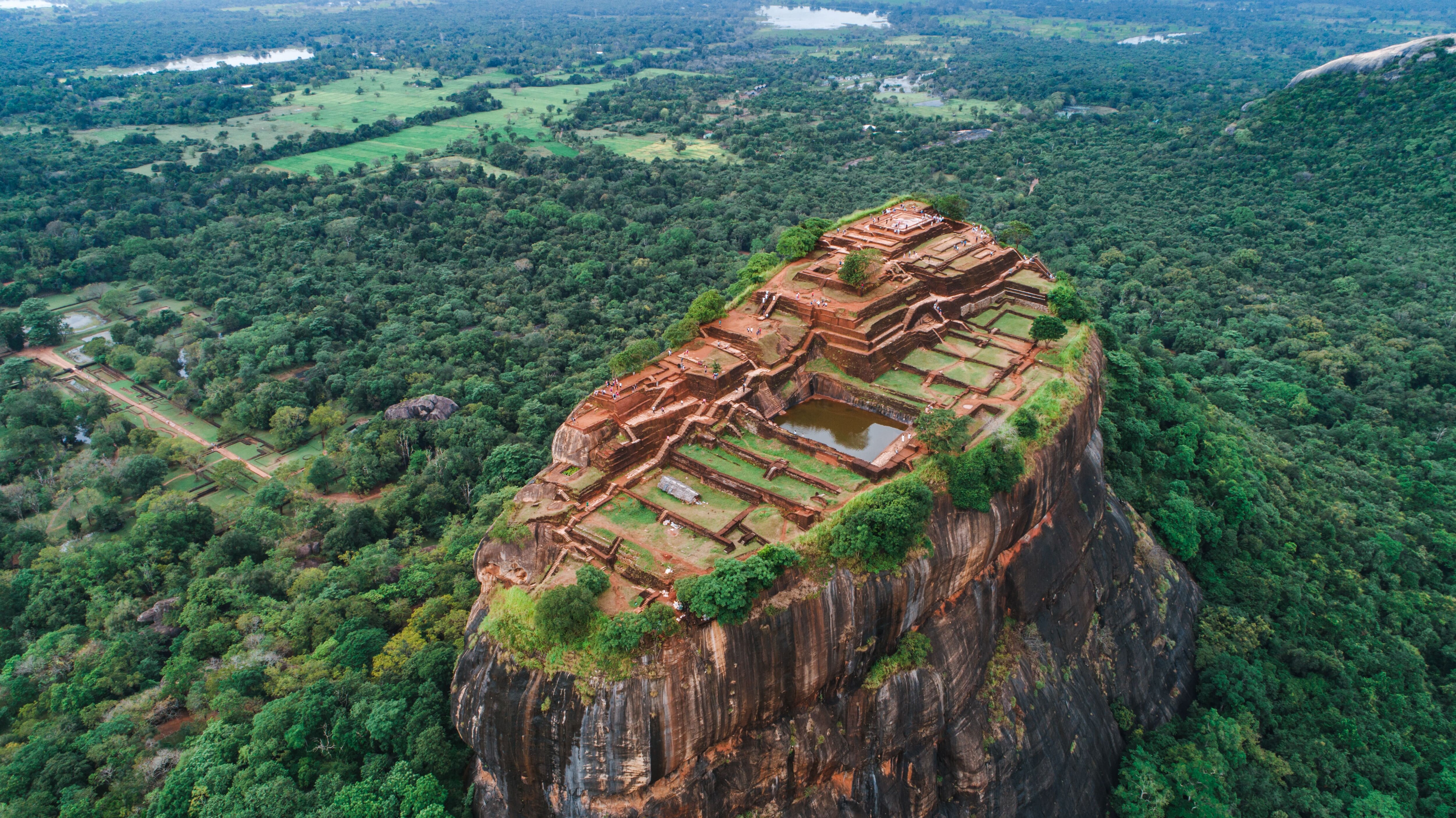 montagne sri lanka vu du ciel