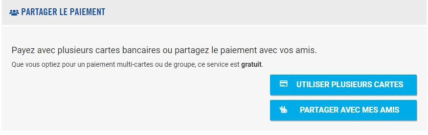 partage du paiement