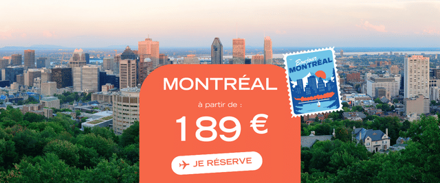 Paris Montréal avec French bee