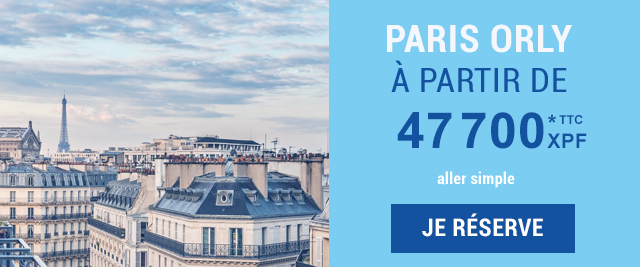 vol papeete paris